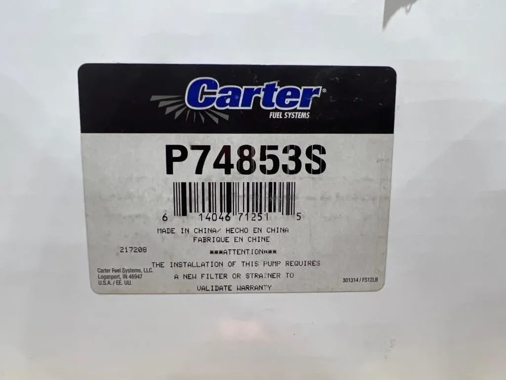 Carter Fuel Pump