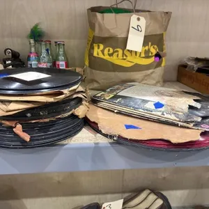 2 Stacks Assorted Vinyl Records