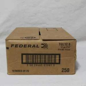 Federal 12 ga. 8 Shot (10 Boxes of 25 Shells)