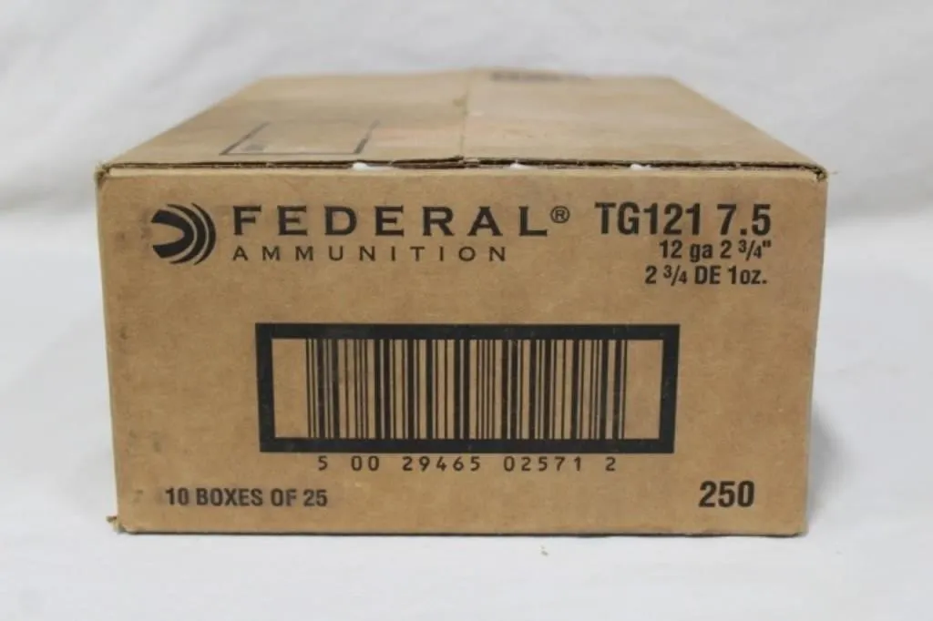 Federal Top Gun 12 ga. 7.5 Shot (10 Boxes of 25)