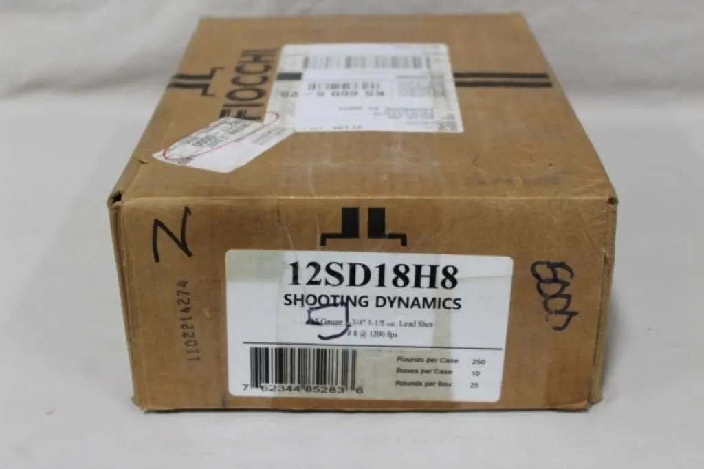 Fiocchi 12 ga. 8 Shot (10 Boxes of 25 Shells)