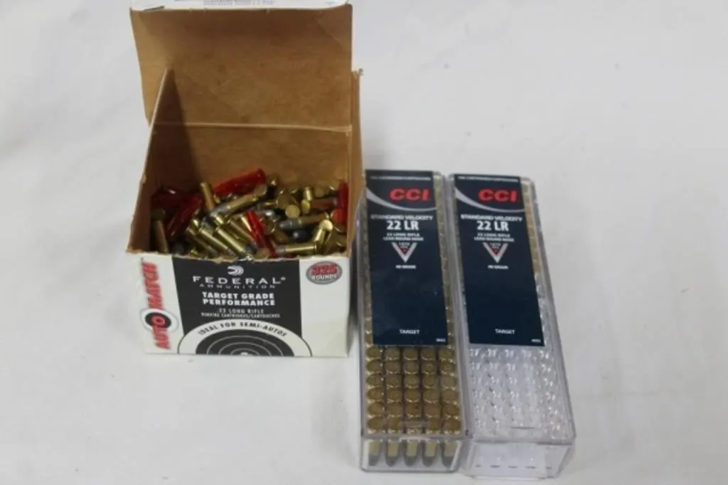 240+ Rounds of CCI & Federal .22 LR Ammo