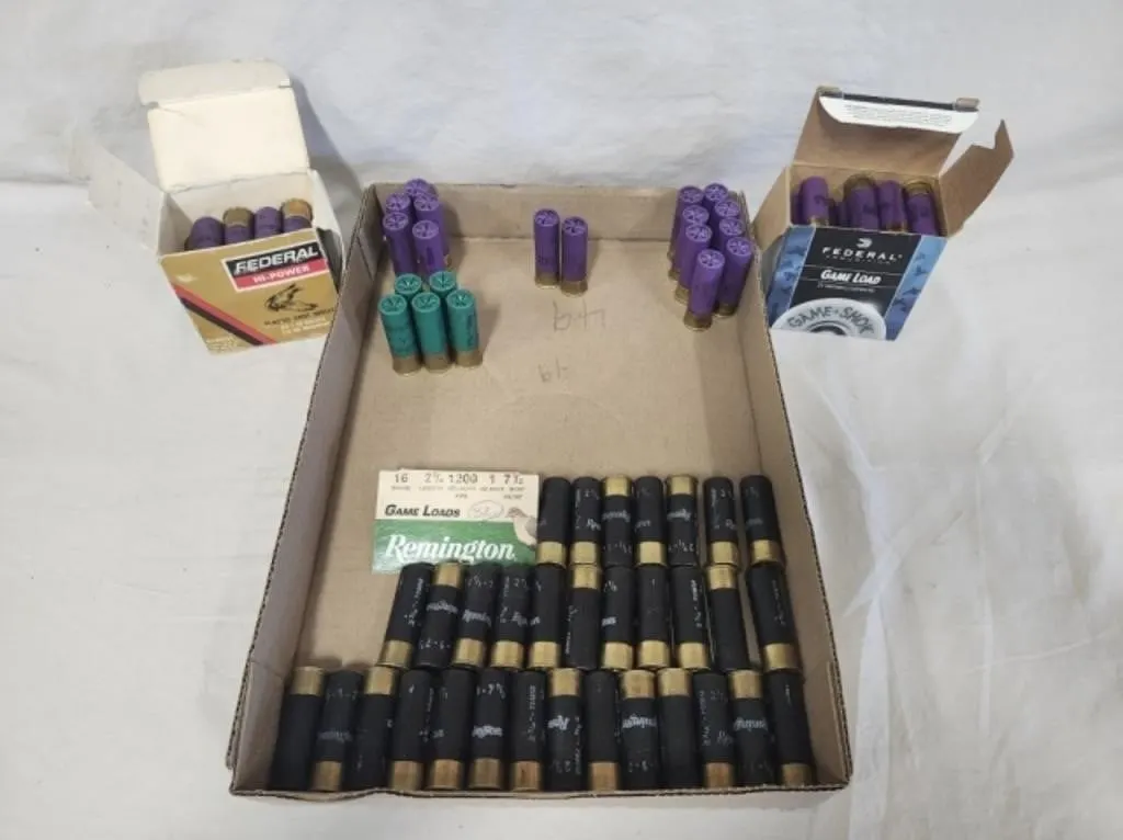 Approx. 96 Various 16 ga. 6, 7.5 & 8 Shot