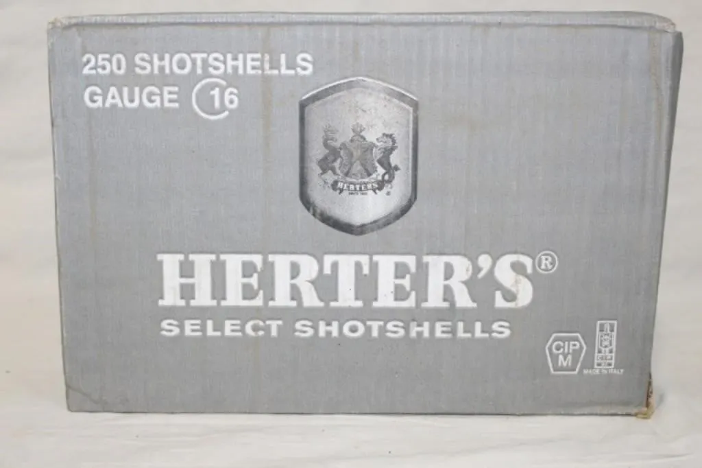 Herter's 16 ga. 7.5 Shot (10 Boxes of 25 Shells)