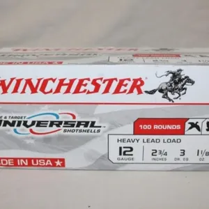 Winchester 12 ga. 8 Shot (4 Boxes of 25 Shells)