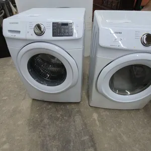 Samsung WF45M5100AW/A5 Front-Load Washer and Samsung Front-Load Dryer
