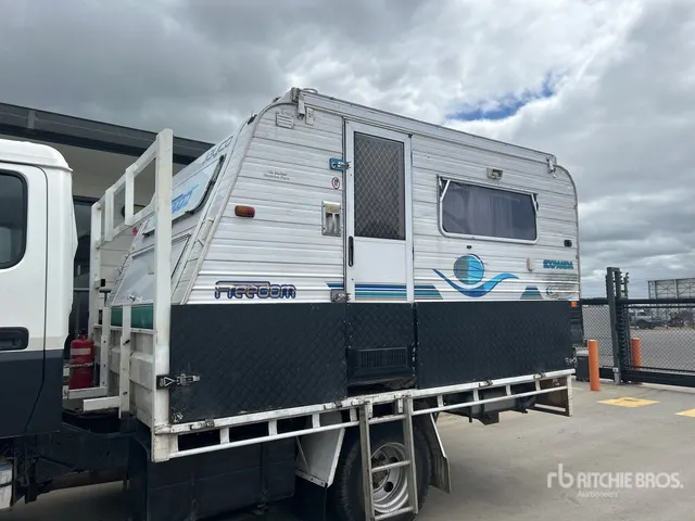Truck mounted camper
