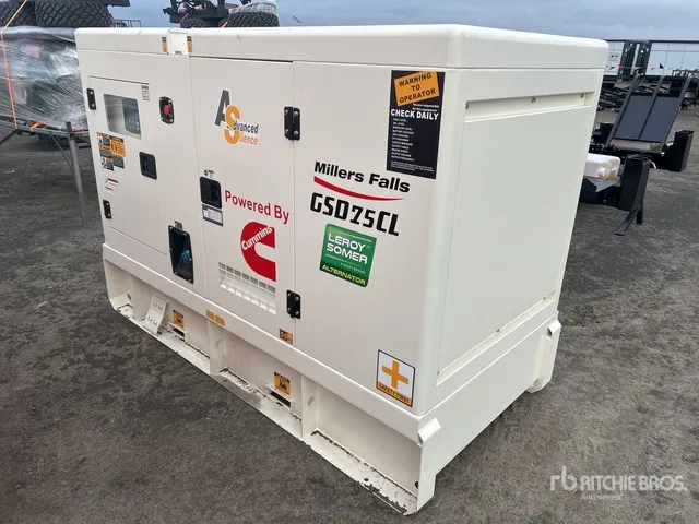 2025 Multiquip GSD75CL 63 kVA Skid-Mounted Diesel Generator Set (Unused)