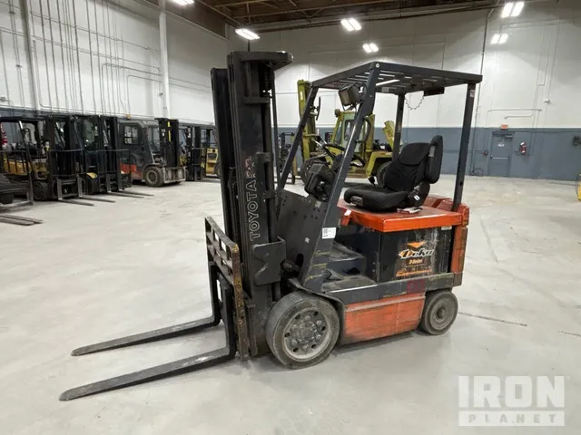 1998 Toyota FBCU20 4000 lb Electric Forklift