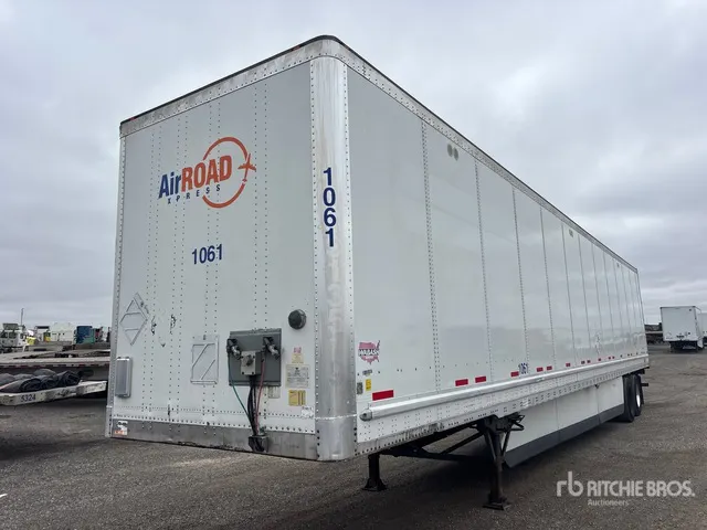 2014 Wabash 53 ft x 102 in T/A Van Trailer