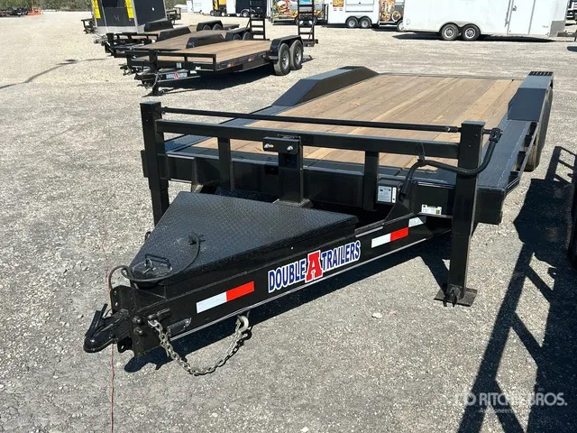 2027 Double A 10220T7K 20 ft T/A Equipment Trailer