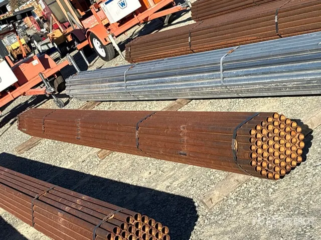 Quantity of (61) 1 5/8 od 21 ft Sch 40 Round Steel Tubes