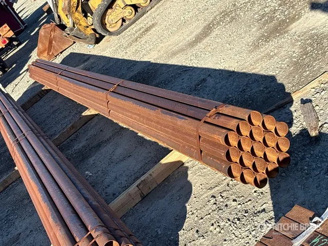 Quantity of (19) 2 7/8 od x 25 ft Steel Round Tubes