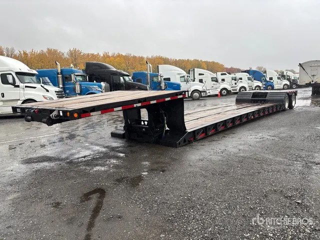 1995 Trail King T/A Removable Gooseneck Lowboy Trailer