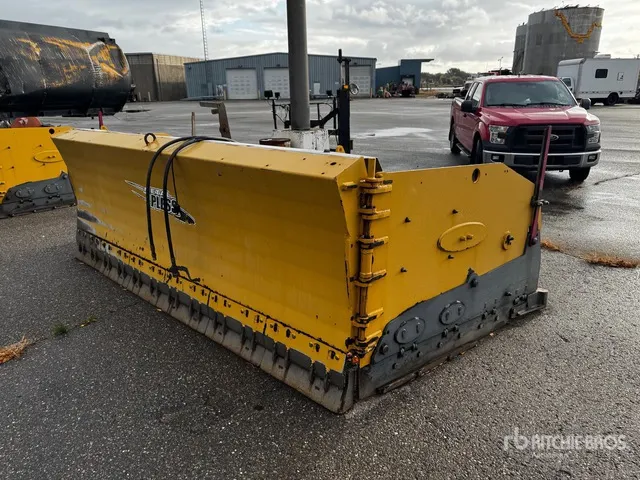 Metal Pless 24 ft 2 Way Snow Pusher - Fits Wheel Loader