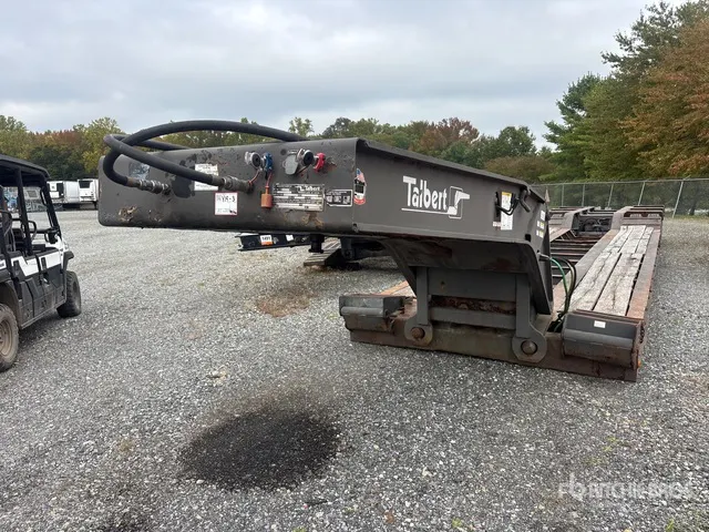 2000 Talbert T3DW-50SA Tri/A Removable Gooseneck Lowboy Trailer