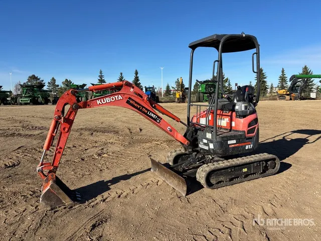 2018 Kubota U17VR1 Mini Excavator