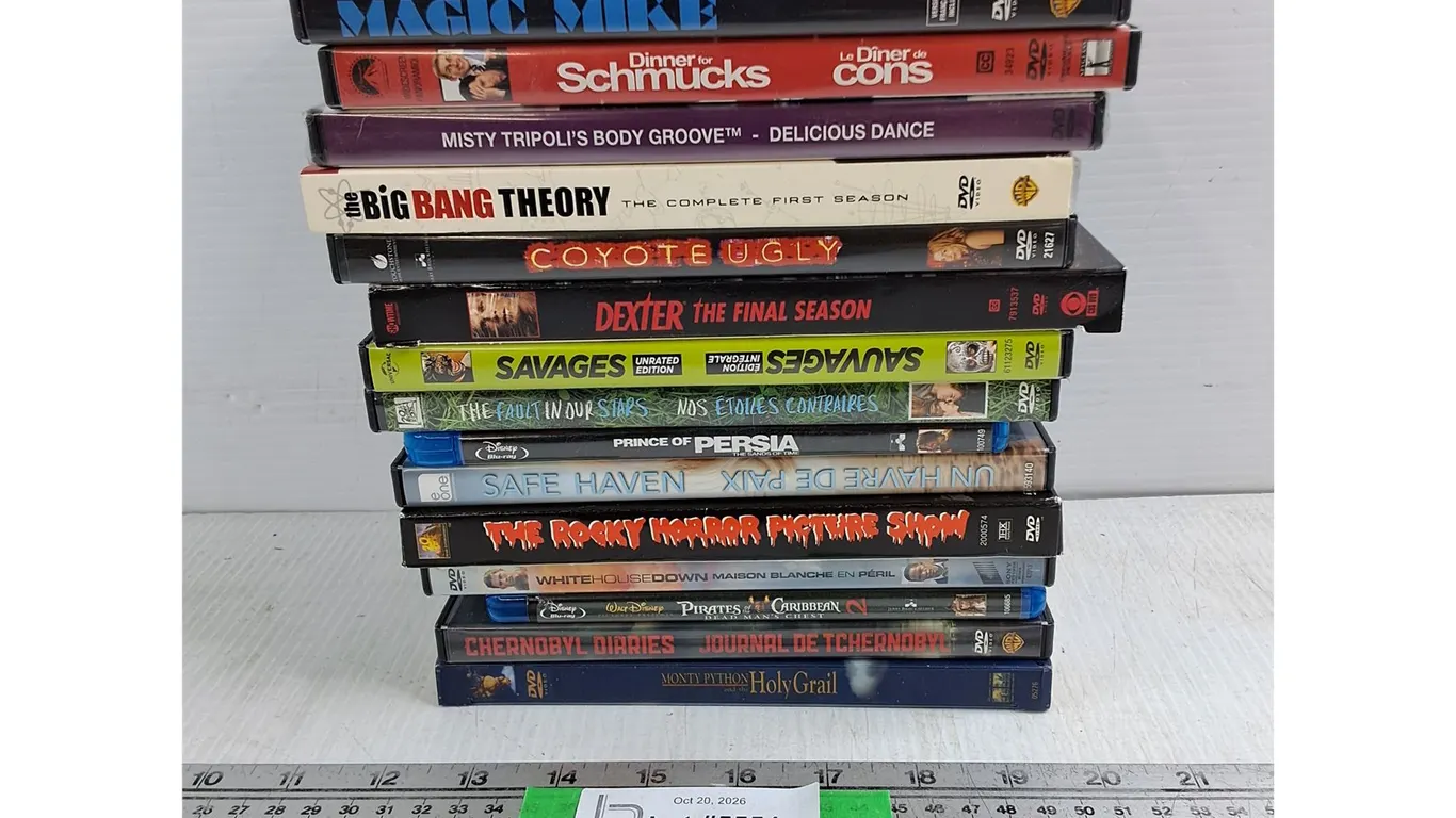 (14) Unsorted DVDs & (2) BluRays - As Is