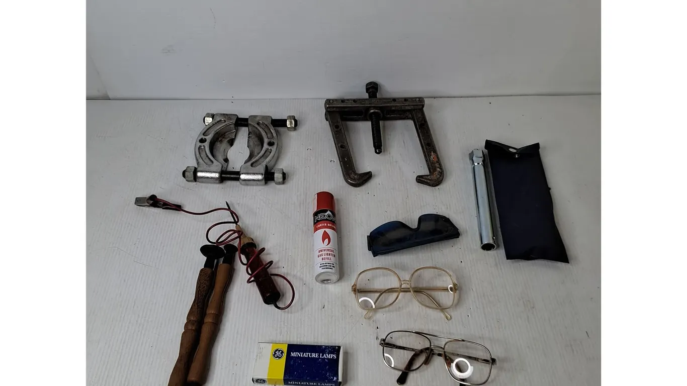 Glasses, Butane Lighter Refill, Minature Lights, Misc