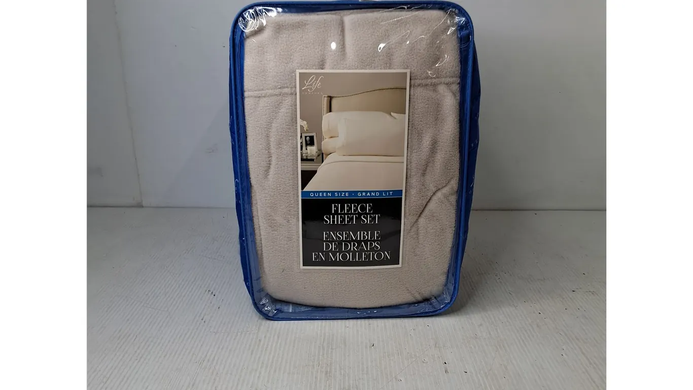 Life Comfort Queen Size Fleece Sheet Set