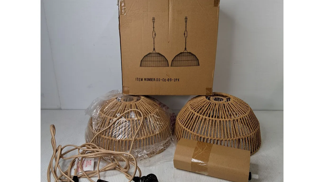 (2) Lamp Shades ( as is)