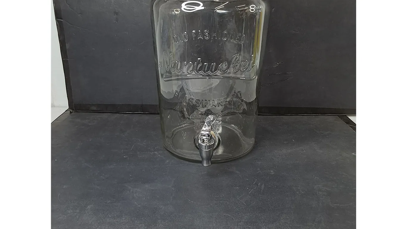 Old Fashioned Nantucket Glassware Beverage Pitcher 15" (cannot ship)