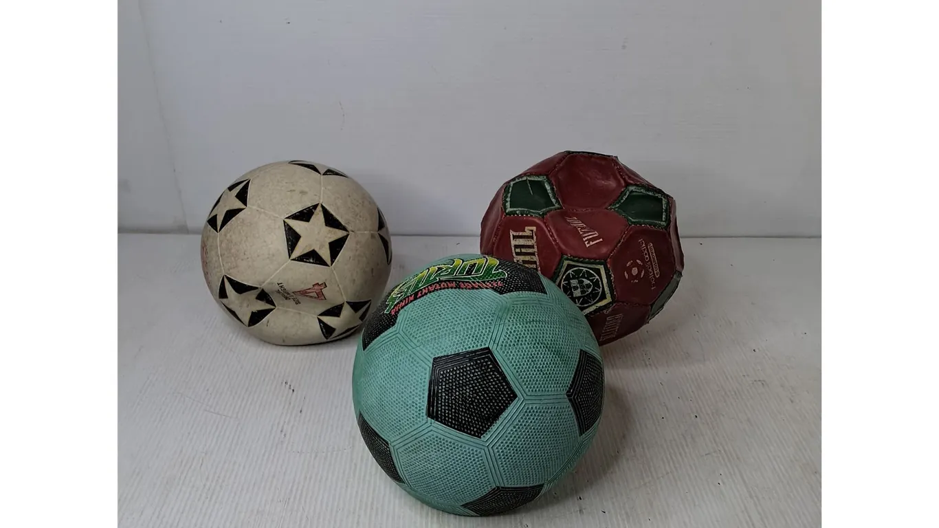 (3) Soccer Balls (need inflating)