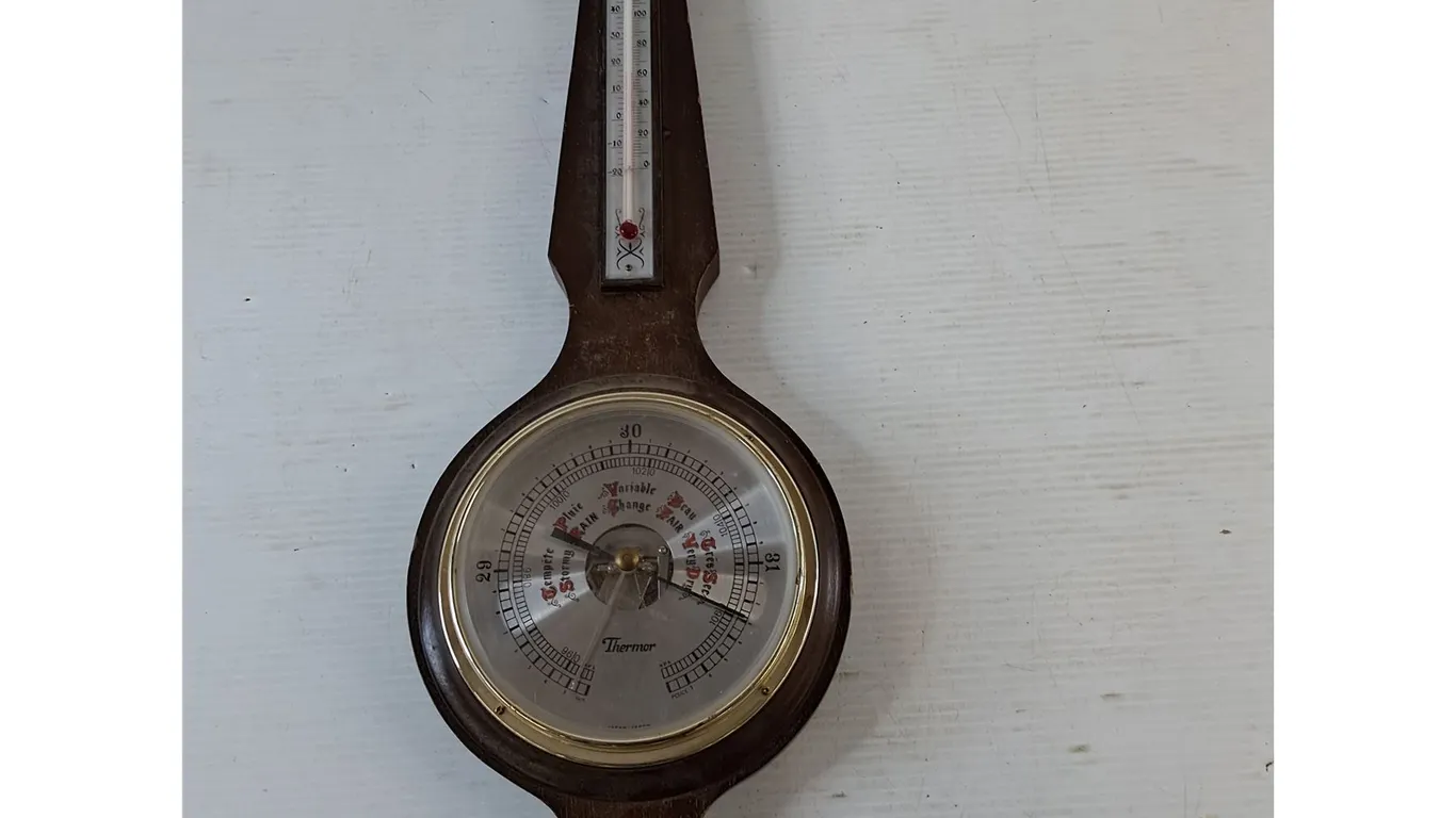 Engineered Air 25th Anniversary Vintage Style Wall Weather Dials & Thermometer