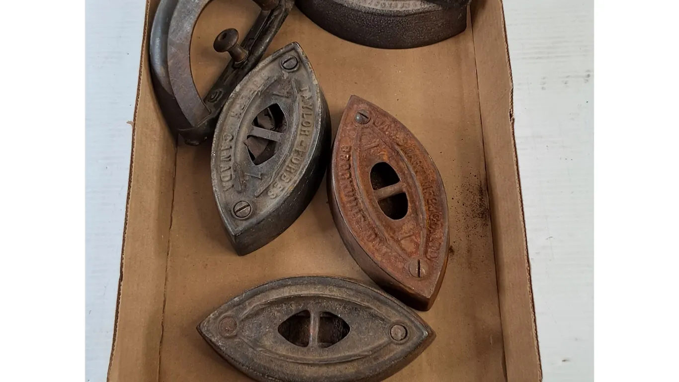 (4) Antique Clothing Irons