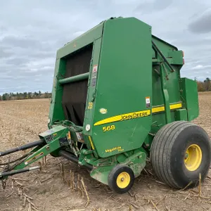 John Deere 568 Megawide Plus Round Baler