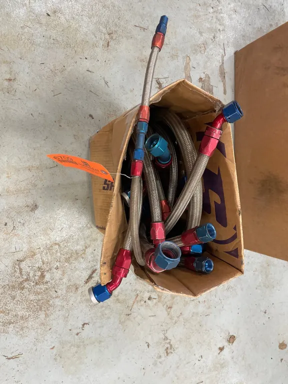 Braided Stainless Steel Hoses with Anodized AN Fittings