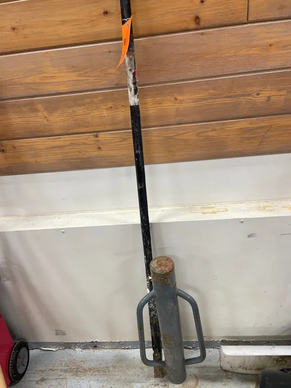 Manual Post Driver and Metal Digging Bar