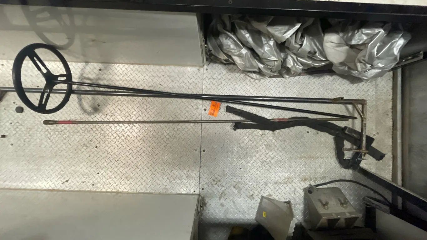 Steering Column Assembly with Steering Wheel, Frame Poles, and Race Car Covers