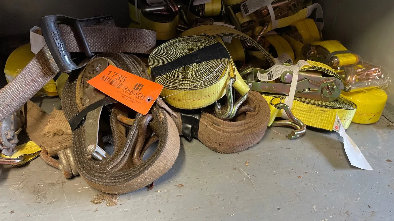 Ratchet Tie Down Straps and Caster Brackets