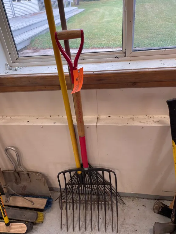 Ensilage Fork, Bow Rake, and Leaf Rake