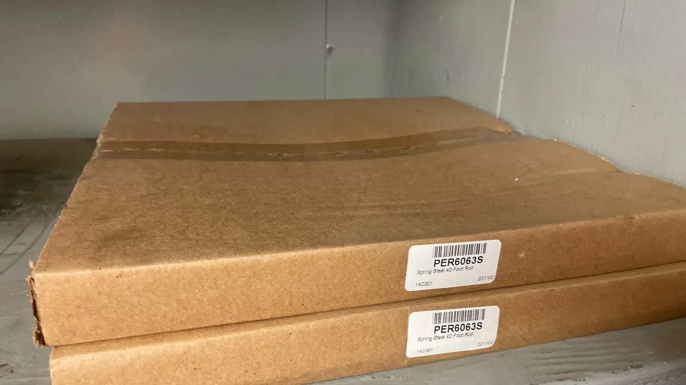 (2) 40' Spring Steel Rolls
