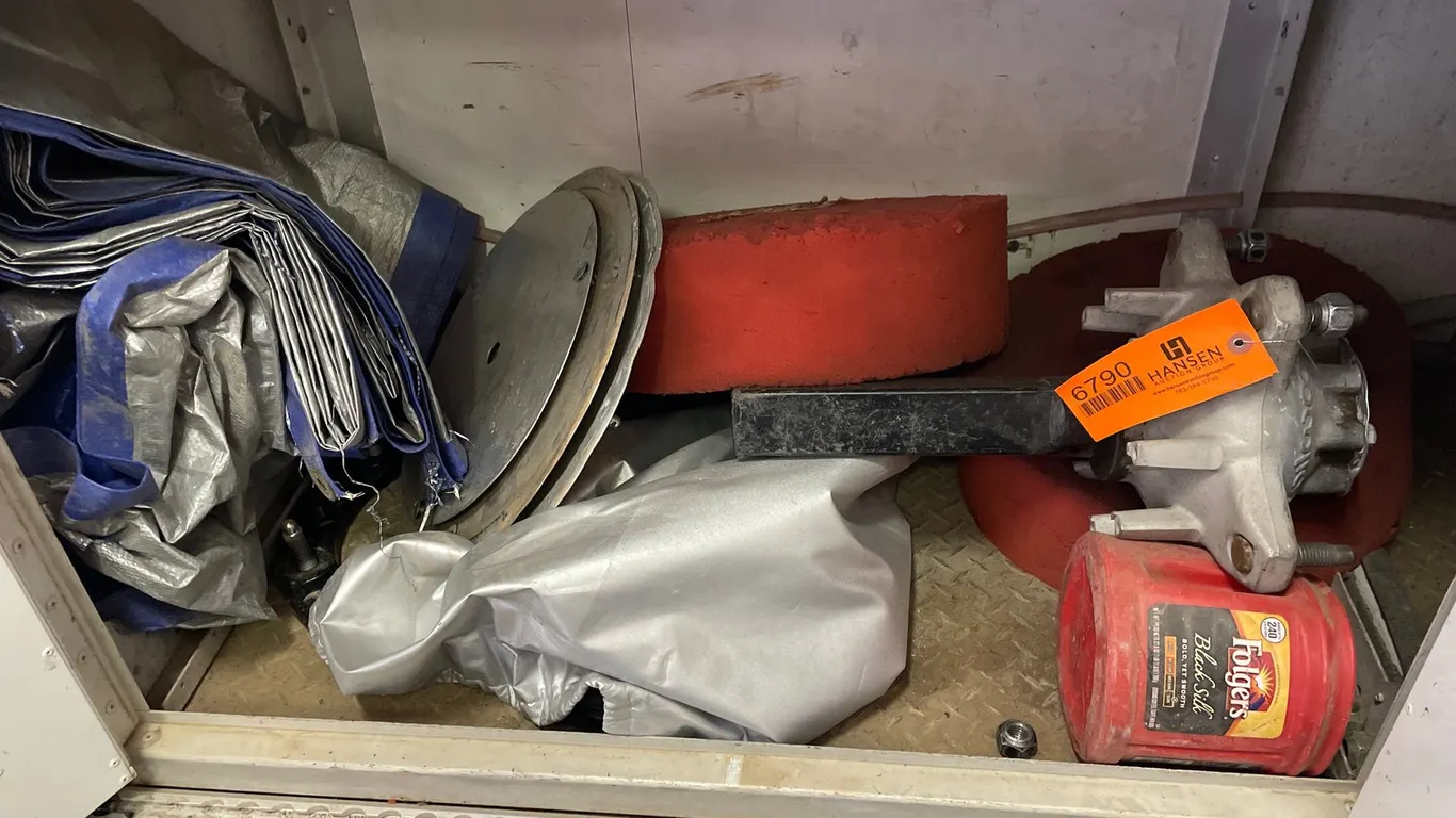 Wheel Hub Assembly with Metal Plates, Tarps, and More