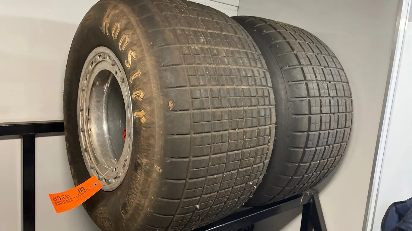 (2) Hoosier WISSOTA W30S Grooved Racing Tires