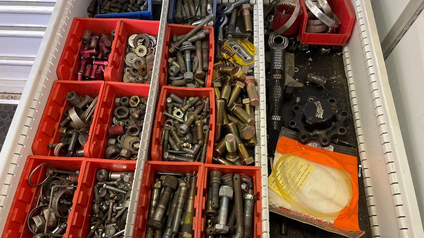 Drive Flange, Rod Ends, Hole Saw, Hardware, and More