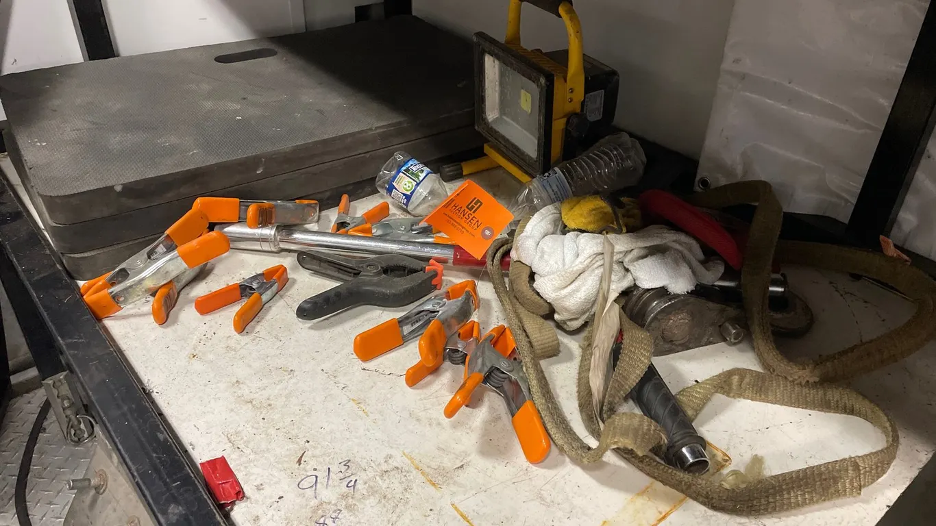 Cordless LED Floodlight, Spring Clamps, Foam Kneeling Pads, and More