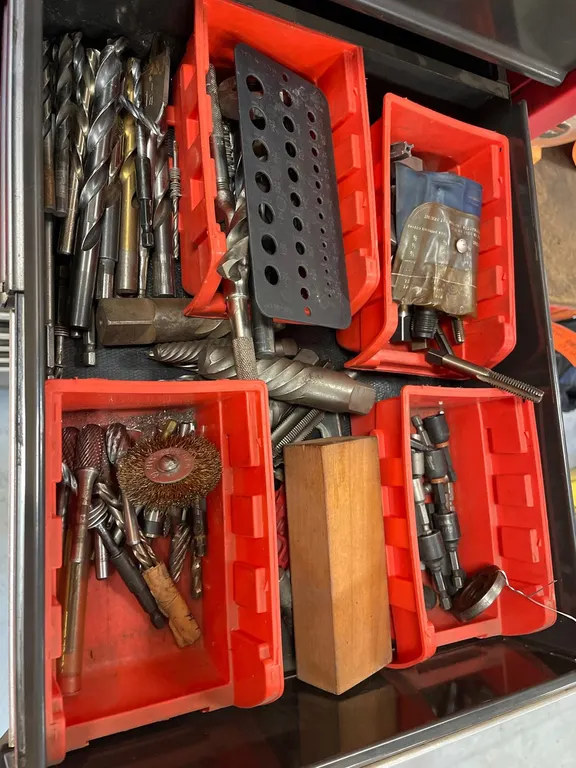 Drill Bits, Thread Taps, Screw Extractors, Nut Drivers, Organizer Bins, and More