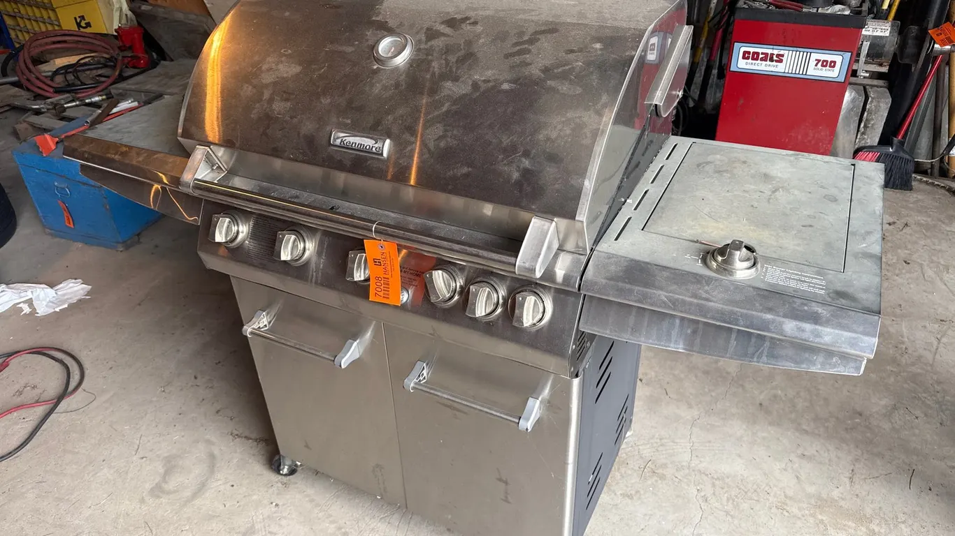 Kenmore Stainless Steel 5 Burner Gas Grill with Grilling Tools