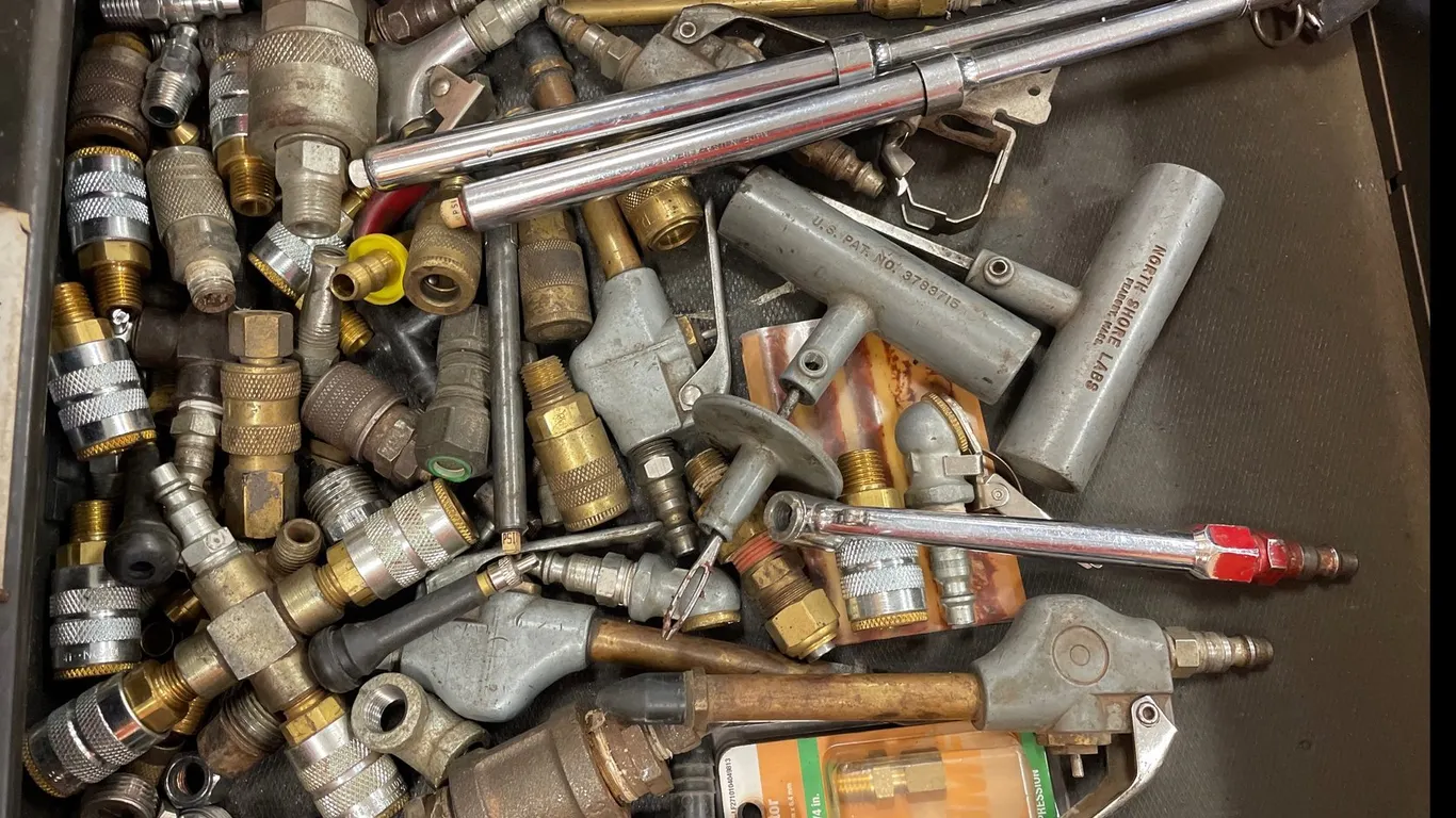 Pneumatic Fittings, Blow Guns, Tire Repair Tools, and More