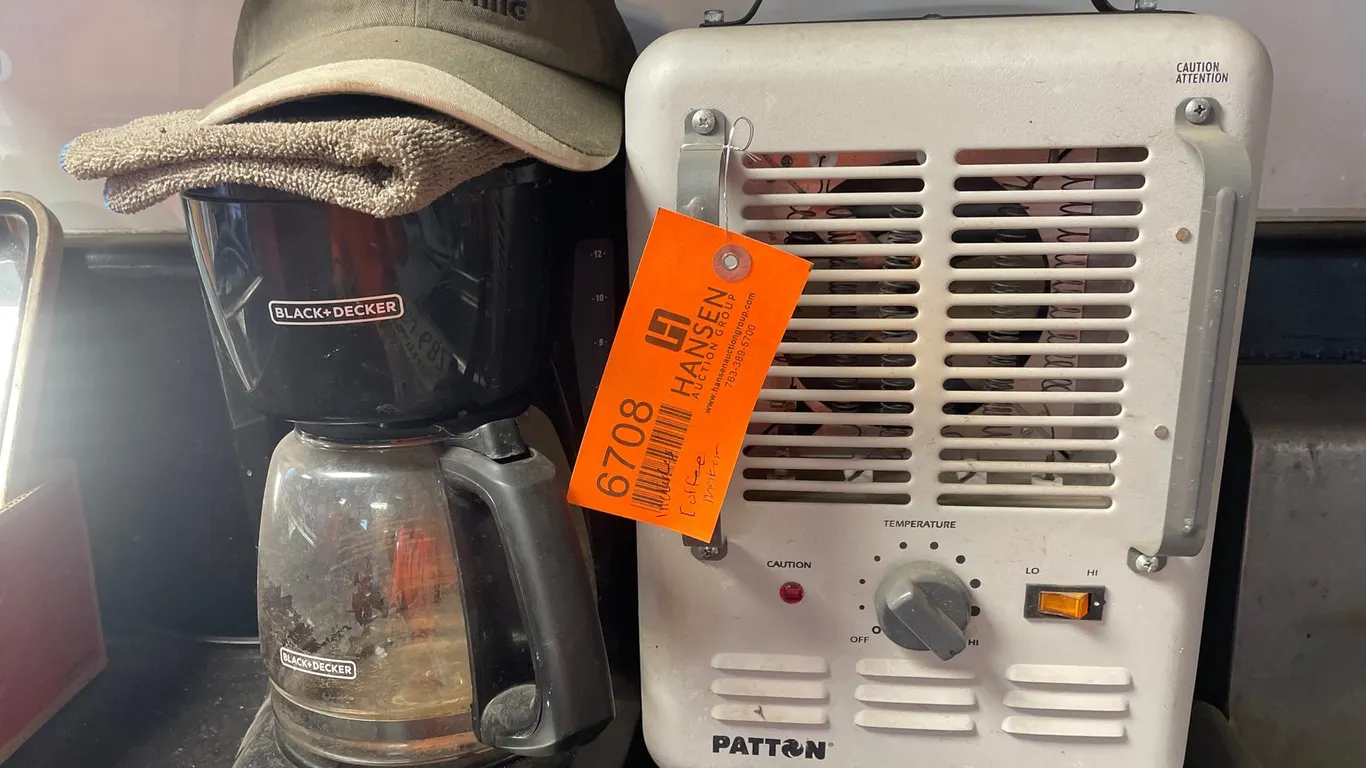 Coffee Maker, Space Heater, and More