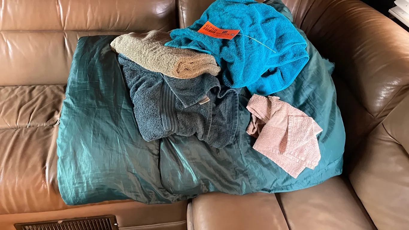 Sleeping Bag, Towels, and More