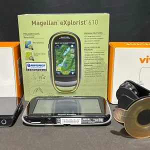 Magellan eXplorist 610 GPS, Roadmate GPS, WD Drive, Vivint Sensors Lot
