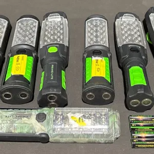 11 Prime-Lite Multi-LED Flashlights with Magnetic Bases and Hooks