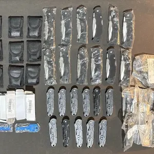 50-Piece Lot Folding Knives, Multi-Tools, Keychain Knives, Cases and Pouches