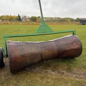 Metal swath roller
