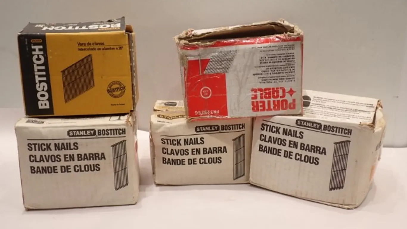 Boxes of Bostitch Nails